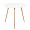 Стол журнальный "Омега 2" (Белый / Натуральный / без шпона) | Интернет магазин мебели и декора LifeDekor