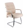 Кресло для посетителей Everprof Bond CF Экокожа Бежевый | Интернет магазин мебели и декора LifeDekor