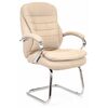 Кресло для посетителей Everprof Valencia CF Экокожа Бежевый | Интернет магазин мебели и декора LifeDekor