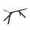Стол DikLine SKW140 Керамика белая FNZ 9206037/подстолье черное/опоры черные (2 уп.) | Интернет магазин мебели и декора LifeDekor