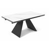 Стол DikLine SKB160 Керамика FNZ 9206037 (белая)/подстолье черное/опоры черные (2 уп.) | Интернет магазин мебели и декора LifeDekor