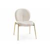 Стул на металлокаркасе Kalipso 1 white / gold | Интернет магазин мебели и декора LifeDekor