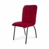 Стул для обеденной зоны SHADO София Велюр красный на черном | Интернет магазин мебели и декора LifeDekor