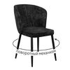 Стул DikLine 348 поворотный M18 черный, ножки черные | Интернет магазин мебели и декора LifeDekor