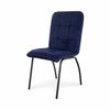 Стул для обеденной зоны SHADO София Велюр синий с черным | Интернет магазин мебели и декора LifeDekor
