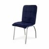 Стул для обеденной зоны SHADO София Велюр синий хром | Интернет магазин мебели и декора LifeDekor