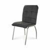 Стул для обеденной зоны SHADO София Велюр серый хром | Интернет магазин мебели и декора LifeDekor