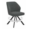 Стул DikLine 233 поворотный NS13 GRAPHITE, ножки черные | Интернет магазин мебели и декора LifeDekor