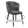Стул DikLine 348 поворотный M14 серый, ножки черные | Интернет магазин мебели и декора LifeDekor