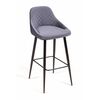 Стул барный Douglas ромб, бархат серый 27 | Интернет магазин мебели и декора LifeDekor