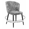 Стул DikLine 348 поворотный M13 светло-серый, ножки черные | Интернет магазин мебели и декора LifeDekor