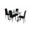 Обеденная группа SHADO Керамика Флоренс 18 Зевс 10 Велюр Черный | Интернет магазин мебели и декора LifeDekor