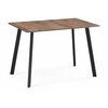 Стол деревянный Ремли 110х67х76 дуб галифакс табак / черный | Интернет магазин мебели и декора LifeDekor