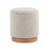 Пуф с ящиком Холли S букле бежевый | Интернет магазин мебели и декора LifeDekor