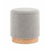 Пуф с ящиком Холли S букле серый | Интернет магазин мебели и декора LifeDekor