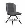 Стул DikLine 299 поворотный NS13 GRAPHITE/C56 серый, ножки черные | Интернет магазин мебели и декора LifeDekor