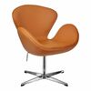 Кресло SWAN STYLE CHAIR оранжевый | Интернет магазин мебели и декора LifeDekor