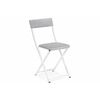 Стул на металлокаркасе Elevis светло-серый / белый | Интернет магазин мебели и декора LifeDekor