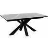 Стол DikLine SFE140 Керамика Серый мрамор/подстолье черное/опоры черные (2 уп.) | Интернет магазин мебели и декора LifeDekor