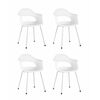 Стул Lady пластик белый 4 шт. | Интернет магазин мебели и декора LifeDekor