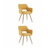 Стул Кромвель II желтый 2 шт | Интернет магазин мебели и декора LifeDekor