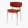 Стул дизайнерский Marko терракотовый, основание золото | Интернет магазин мебели и декора LifeDekor