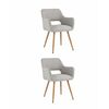 Стул Кромвель II серый 2 шт | Интернет магазин мебели и декора LifeDekor