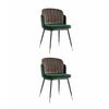 Стул Пенелопа зеленый 2 шт | Интернет магазин мебели и декора LifeDekor