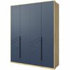 Шкаф «Тиана» 4Д КМК 0967.1, дуб наварра/синий матовый | Интернет магазин мебели и декора LifeDekor