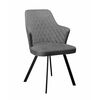 Стул DikLine 345 C56 серый, ножки черные | Интернет магазин мебели и декора LifeDekor