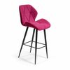 Стул барный Crystal, бархат винно-красный 16 | Интернет магазин мебели и декора LifeDekor