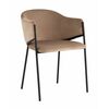 Стул Brace велюр капучино | Интернет магазин мебели и декора LifeDekor