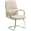 Кресло для посетителей Everprof Vesta CF Экокожа Бежевый | Интернет магазин мебели и декора LifeDekor