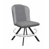 Стул DikLine 299 поворотный NS10 GREY/C50 светло-серый, ножки черные | Интернет магазин мебели и декора LifeDekor