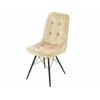 Стул «Бордо» Монолит беж, паук черный | Интернет магазин мебели и декора LifeDekor
