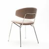 Дизайнерский стул FIT латте, основание хром | Интернет магазин мебели и декора LifeDekor