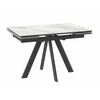 Cтол с керамическим покрытием Джейтон (JACK) -120 (CALAKATTA GOLD ST CER/Черный) 120(30+30)х80 | Интернет магазин мебели и декора LifeDekor