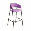Стул барный Kelly, велюр Holland 36 | Интернет магазин мебели и декора LifeDekor