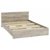 Кровать Адайн КР-140 140х200 дуб крафт серый / дуб крафт серый | Интернет магазин мебели и декора LifeDekor