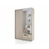 Шкаф-купе PRIME, 140х45х230 Шимо светлый с зеркалом | Интернет магазин мебели и декора LifeDekor