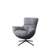 Кресло HUG тёмно-серый, экокожа, шенилл | Интернет магазин мебели и декора LifeDekor