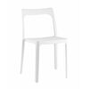 Стул обеденный Marty пластиковый белый | Интернет магазин мебели и декора LifeDekor