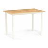 Стол деревянный Аркон 110(130)х68х75 дуб вотан / белый | Интернет магазин мебели и декора LifeDekor