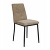 Стул DikLine 270 SB4 бежевый, ножки черные | Интернет магазин мебели и декора LifeDekor