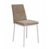Стул DikLine 270 SB4 бежевый, ножки белые | Интернет магазин мебели и декора LifeDekor