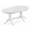 Стол деревянный Эвклаз овальный белый | Интернет магазин мебели и декора LifeDekor