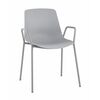 Стул Kaira пластик серый | Интернет магазин мебели и декора LifeDekor