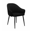 Стул DikLine 440 K21 черный, ножки черные | Интернет магазин мебели и декора LifeDekor