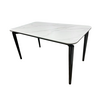 Стол обеденный Блум ART2922-160W, 160х90х75 см, белая керамика/черный | Интернет магазин мебели и декора LifeDekor
