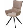 Стул GALAXY, 360 град. поворот. B5 Капучино, велюр / черный каркас, М-City | Интернет магазин мебели и декора LifeDekor